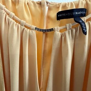 White House black market yellow, summer dress size 10